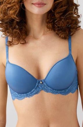 Wacoal Vivid Attraction Underwire T-Shirt Bra in Blue Horizon at Nordstrom Rack, Size 36G (4D Us)