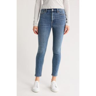Rag & Bone Tina High Waist Skinny Jeans in Medium Blue at Nordstrom Rack, Size 23
