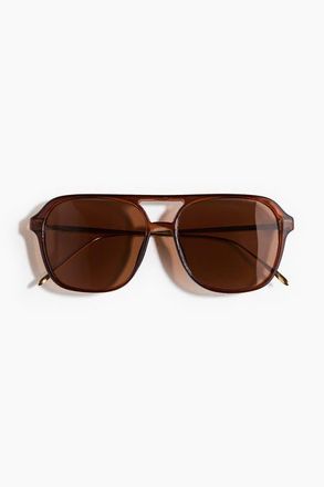 H&M Polarised Sunglasses in Dark Brown at Nordstrom