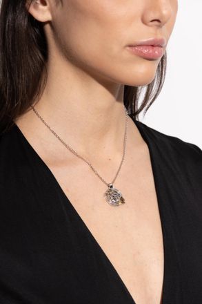 Versace Necklace With Medusa Head, Womens, Silver