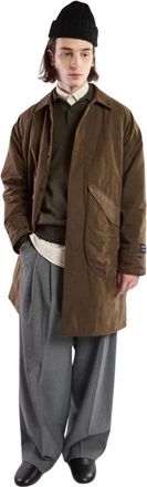 Palt&ograve; Waterproof Coat - Heren - Mantel - Bruin - L - Wol - Jassen