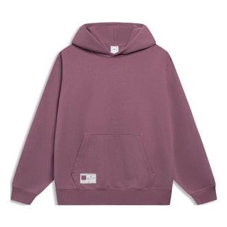 Li-Ning Chinese Color Label Logo Hoodie Pink AWDT069-8