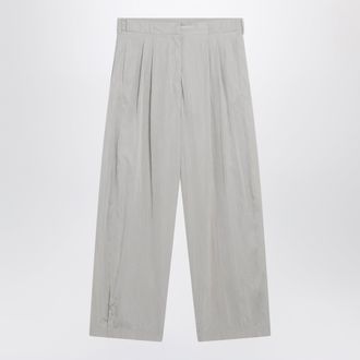 The Row Iven trousers in smoke grey silk blend