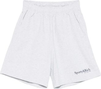 Sporty & Rich Run Club Gym shorts - Grijs