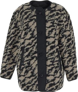 Isabel Marant Wollen Jas - Dames - Zomerjassen - Zwart - M - Wol - Jassen