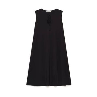 Maliparmi Short Dresses, female, Black, Size: 2XL Soft Jersey Dress