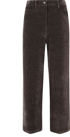 Low Classic Charcoal Brown Stretch Corduroy Soft-Fit Pants
