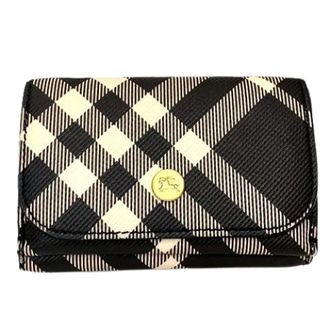 Burberry Pre-owned Wallets, male, Multicolor, Size: ONE SIZE Pre-owned Leather Trifold Wallet