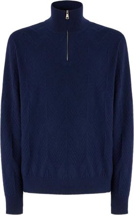 Missoni Maglione con mezza zip - Blu