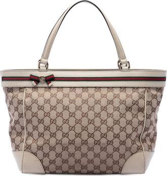 Gucci Pre-owned Gucci GG Canvas Web Mayfair Tote Ladies ZZPEK2SS4HNFSV1P