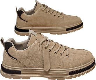 Generic Mens Sneaker Shoes Wide, Popular Labor Shoe Flat Bottom Walking Trainers Breathable Sports Shoes Slip-Resistant Work Shoe Low-Top Casual Trainer Comfo