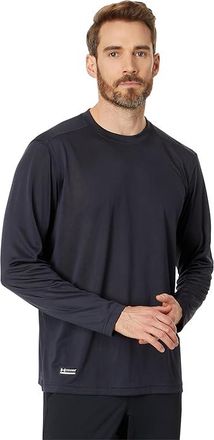 Under Armour UA Tac Tech Long Sleeve T-Shirts Mens T Shirt Dark Navy Blue : 2XL, Polyester
