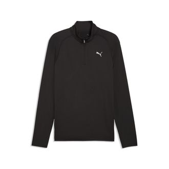 Puma T-shirt da training con zip PWRTRAIN da uomo, Accessori, Nero, 3XL