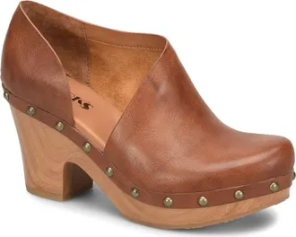 Korks Arielle Wood Sole dOrsay Pump in Tan at Nordstrom Rack, Size 10