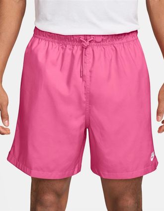 Nike Mens Club Flow Woven Tracksuit Shorts - Pinksicle White - Size: 32/30/31/Regular/36
