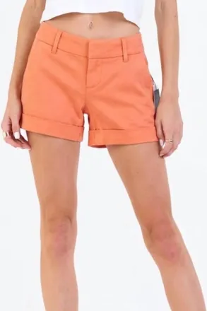 Dear John Denim Hampton Cuffed Hem Short In Oxy Fire