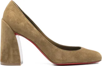 Christian Louboutin Miss Sab Suede Leather Pumps-Donna
