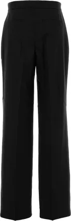 Tory Burch Womens Tailored Trouser Black Polyester Elastane