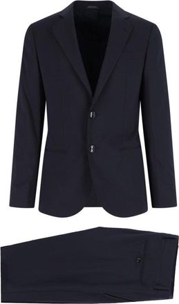 Giorgio Armani Navy Virgin Wool Tailored Suit