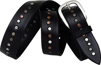 Orciani Bull Soft Belt - Heren - Riemen - Zwart - 105 CM - Leer - Accessoires