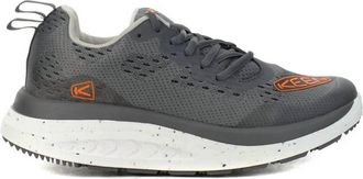Keen Mens Wk400 Shoes - Medium In Steel Grey/scarlet Iris