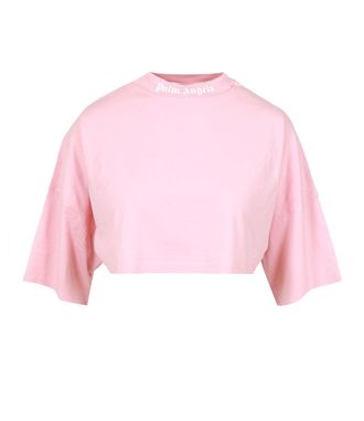 Palm Angels T Shirts And Polos Pink+White