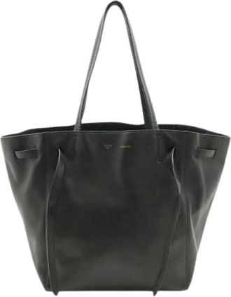 Celine Pre-owned Vintage Tote Bag - Dames - Vintage Shopper - Zwart - ONE Size - Leer - Vintage
