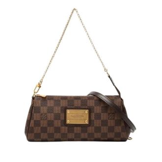 Louis Vuitton Pre-owned Eva - Dames - Vintage Schoudertas - Bruin - ONE Size - Leer - Vintage