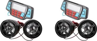 OEM Reproductor De M&uacute;sica Mp3 Para Motocicleta (2 Unidades), Altavoz Est&eacute;reo, Sistema De Audio Manos Libres, Radio Fm Resistente Al Agua