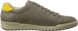Mephisto Leren Sneaker - Pewter Grey - Heren - Sneakers - Grijs - 40 EU - Leer - Schoenen