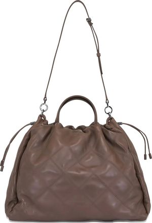 Brunello Cucinelli Borsa tote Mellow grande - Marrone