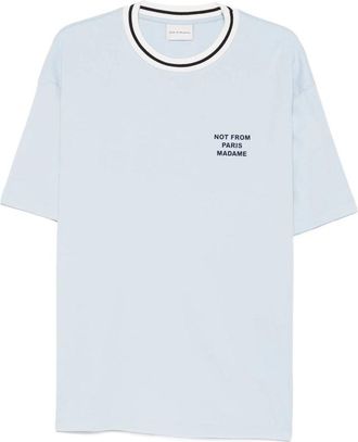 Drôle de Monsieur T Shirt Blu-Uomo