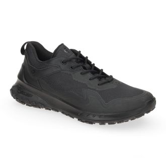 Ecco Ecco Ult-trn Textile Leather Mens Outdoor Trainers - Black Black - Size:UK 10.5-11