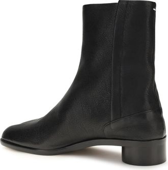Maison Margiela Mens Ankle Boots Tabi Black Calf Leather