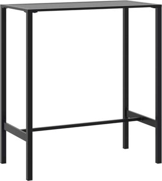 vidaXL Bar Table Black 100x50x110 cm Powder-coated Steel vidaXL