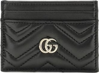 Gucci GG Marmont Chevron Card Holder