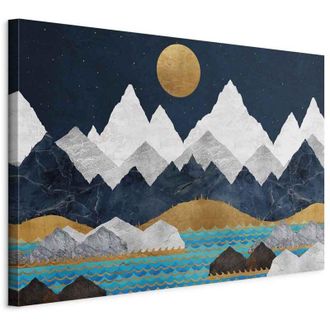 OEM Pintura - Noche En Las Monta&ntilde;as (1 Parte) Ancha