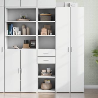Berkfield Home Highboard White 40x42.5x185 cm Engineered Wood