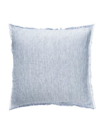 Anaya with Love Soft Fringe Linen Pillow with Down Alternative Insert in Blue at Nordstrom, Size 2Ft 0In X 2Ft 0In