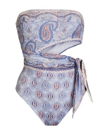 Zimmermann Vitali Scarf Tie One Piece Bathing Suit Size XL