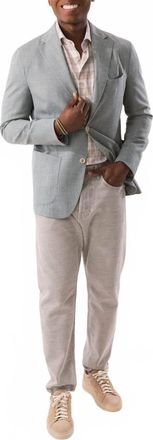 Eleventy Single Breasted Blazer In Military