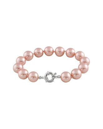 Splendid Pearls Silver 12-13Mm Shell Pearl Bracelet