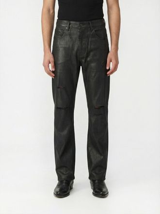 Purple Jeans straight Purple in denim distressed