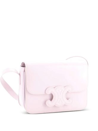 Celine Cuir Triomphe Leather Teen shoulder bag - Pink
