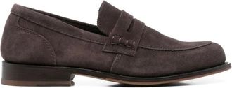 Trickers Klassieke leren loafer schoen - Heren - Loafers - Bruin - 41 EU - Leer - Schoenen