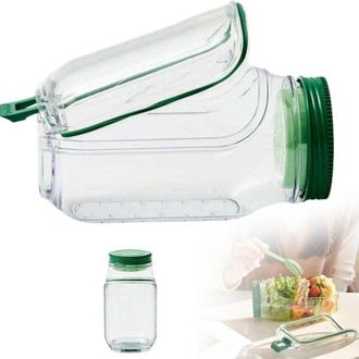 OEM Barattolo Per Insalata Originale, Barattolo Per Insalata Con Apertura Laterale, Contenitore Per Insalata Portatile, Scatola Per Snack Con Coperchio, A