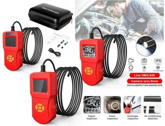 Trade Shop Trade Shop - Telecamera Con Monitor Endoscopica 3mt 8mm Flessibile Lcd 2.4 Ip67