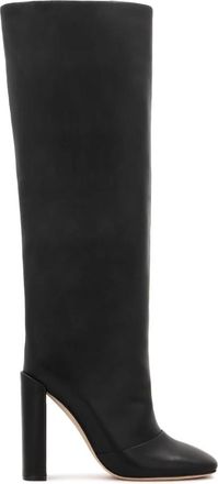 Kazar KS Selame - Dames - Laarzen met Hak - Zwart - 36 EU - Leer - Schoenen