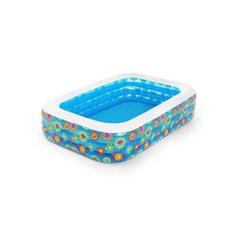 Bestway Piscina Hinchable 3 Camaras Floral 305x183x56 Cm