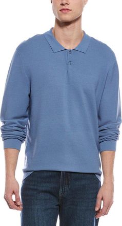Magaschoni Novelty Knit Polo Sweater